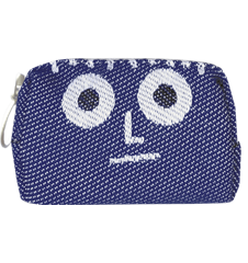 Pouch 8cm Man Blue