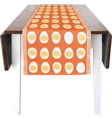 Löpare 35x150cm Ägg Små Orange