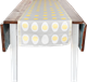 Runner 35x150cm Egg Linen-Grey