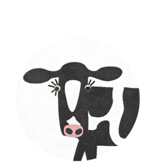 Dessous de verre Vache
