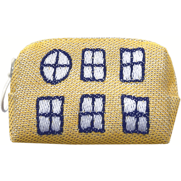 Pouch 8cm Window Yellow