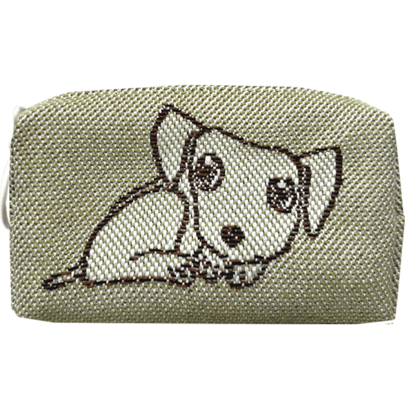 Pochette 8cm Chien Verts