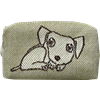 Pochette 8cm Chien Verts