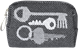 Pouch 8cm Keys Grey