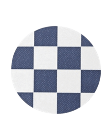 Dessous de verre Carreaux Bleus