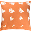 Taie d'oreiller 45x45cm Margerite Orange