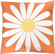 Kissenbezug 45x45cm Wiesen-Margerite Orange
