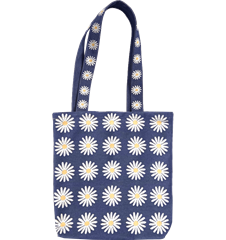 Tote M Daisy Blue