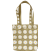 Tote M Marguerites Vert Lin