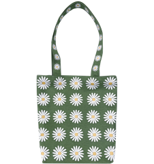 Tote M Marguerites Vert