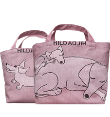 Tote XS Hund Rosa