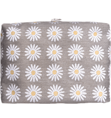 Pochette 25cm Marguerite Gris