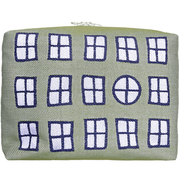 Pochette 25cm Fenêtres Vert