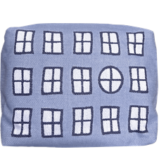 Pochette 25cm Fenêtres Bleu