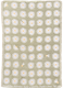 Torchon Marguerites Gris Vert