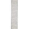 Chemin de table 35x150cm Fenêtre Blanc
