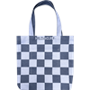 Tote L Checkered Blue blue