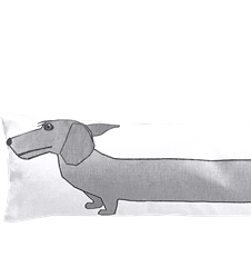Taie d'oreiller Teckel très long 130cm