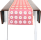 Chemin de table 35x150cm Marguerite Rose