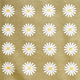Tissu 145cm Marguerite Vert Lin Pistage