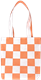 Tote M Carreaux Oranges