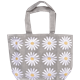 Tote XL Wiesen-Margerite Hellgrau