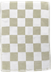 Kitchen towel Checkered Linen Green