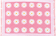Tablett Prästkrage Rosa