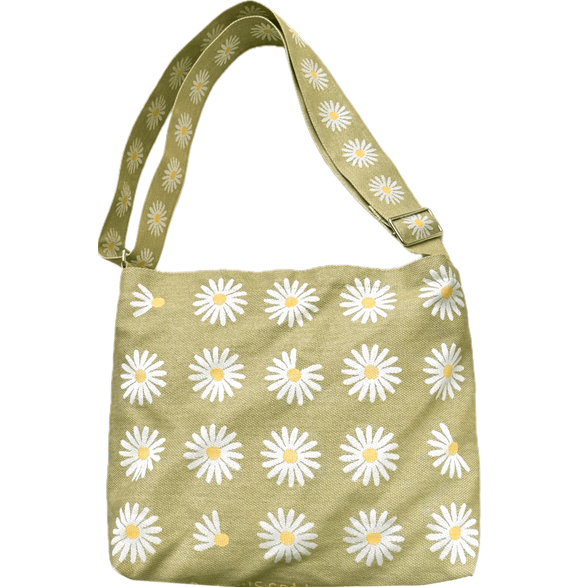 Messenger bag Prästkrage pistage lin