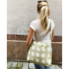 Messenger bag Prästkrage pistage lin