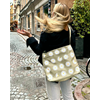 Messenger bag Prästkrage pistage lin