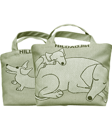 Tote XS Hund Grün