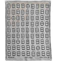 Baby Blanket Windows Gray
