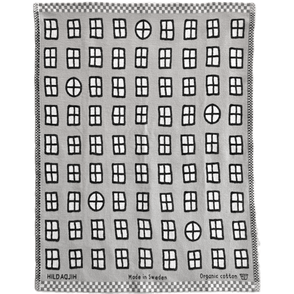 Baby Blanket Windows Gray