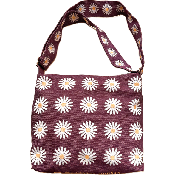 Messenger bag Prästkrage Lila