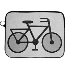 Datorfodral Cykel Grå
