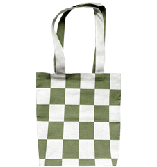 Tote M Carreaux Verts
