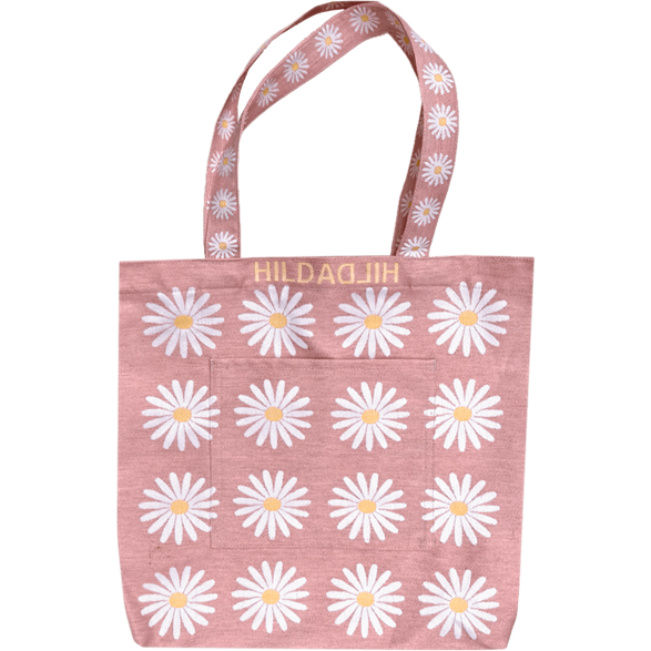 Tote L Marguerites Rose Lin