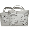 Lunchtasche Hund Grau