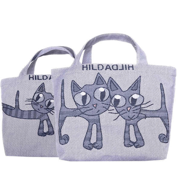 Tote XS Katze Blau