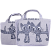 Tote XS Katze Blau