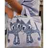 Tote XS Katze Blau