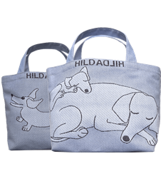 Tote XS Chien Bleu