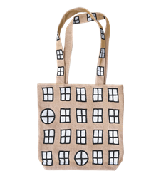 Tote M Fenêtre Jaune