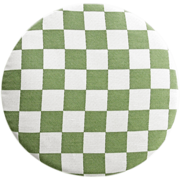 Sitzkissen Kariert Grün