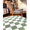 Coussin de siège Carreaux Verts