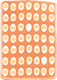 Geschirrtuchh Eier Orange