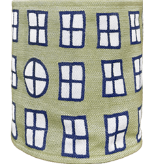 Topfdekoration Fenster Grün