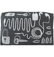 Pochette 18cm Câble Noir