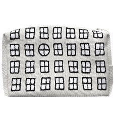 Pouch 18cm Windows White